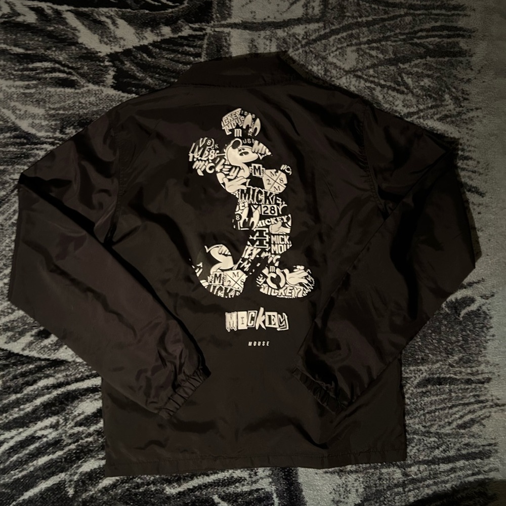 Black NeffxMicky Mouse windbreaker